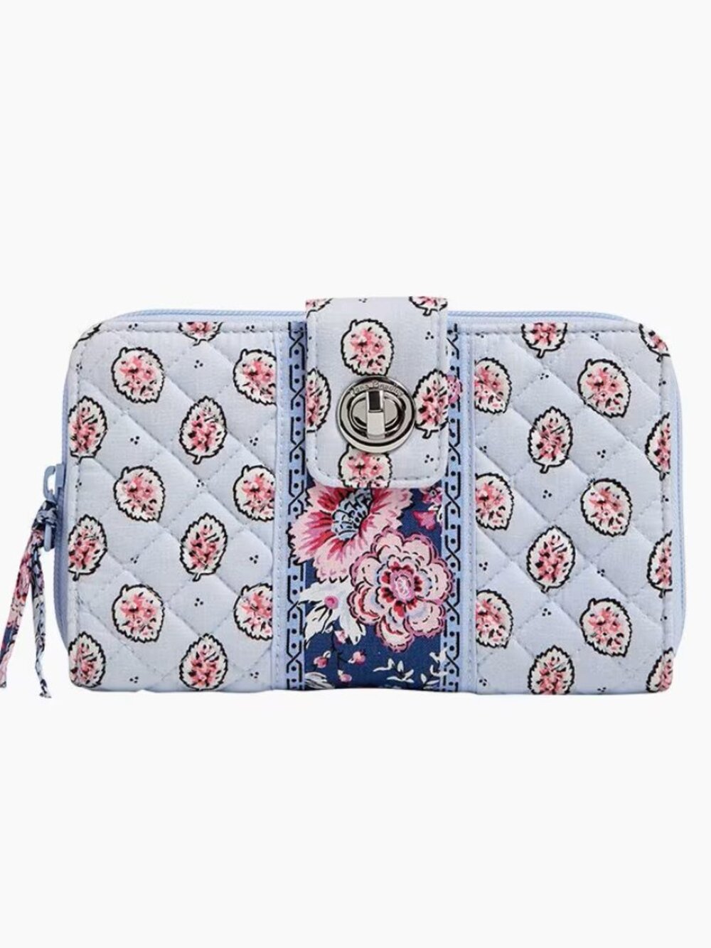 "Vera Bradley" RFID Turnlock Wallet in Magnifique Leaf